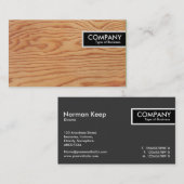 Carte De Visite Balise de bord - Bois (Devant / Derrière)