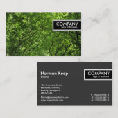 Carte De Visite Balise de bord - Canopée de bois (Devant / Derrière)