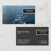 Carte De Visite Balise de bord - Eau mousseuse 02 (Devant / Derrière)