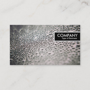 Carte De Visite Balise de bord - gouttelettes d'eau sur verre 02