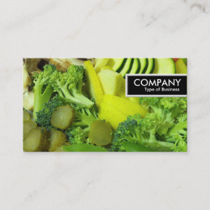 Carte De Visite Balise de bord - Légumes à la sauté 01