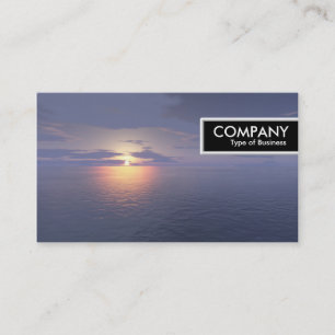 Carte De Visite Balise de bord - lever/coucher de soleil