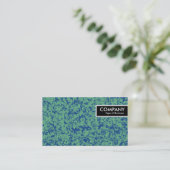 Carte De Visite Balise de bord - Marbre bleu vert (Debout devant)