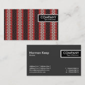 Carte De Visite Balise de bord - Motif de flamme (Devant / Derrière)