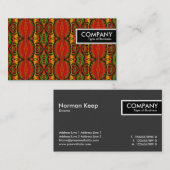 Carte De Visite Balise de bord - Motif rétro (Devant / Derrière)