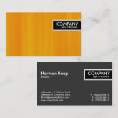 Carte De Visite Balise de bord - orange peint (Devant / Derrière)