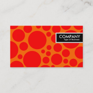 Carte De Visite Balise de bord - Pot - Rouge sur orange
