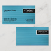 Carte De Visite Balise de bord - Texture bleue claire brossée (Devant / Derrière)