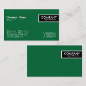 Carte De Visite Balise de bord - Vert (006633) (Devant / Derrière)