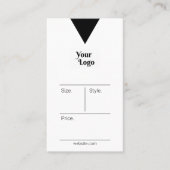 Carte De Visite Balise de prix de l'habillement Merci d'affaires n (Devant)