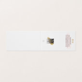 Carte De Visite Balise de prix du logo commercial (Extérieur déplié)