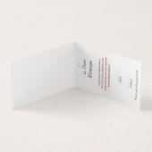 Carte De Visite Balise de prix du logo commercial (Intérieur)