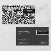 Carte De Visite Balise Edge - Circuit Alien Abstrait II (Devant / Derrière)