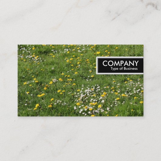 Carte De Visite Balise Edge - Fleurs de prairie (Devant)