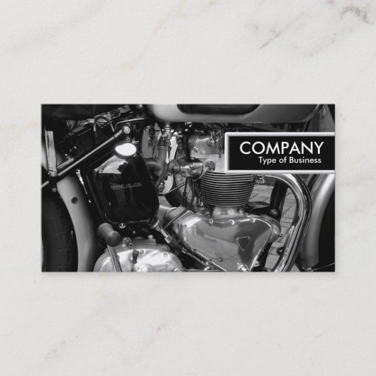 Carte De Visite Balise Edge - Moteur Moto classique II (Devant)