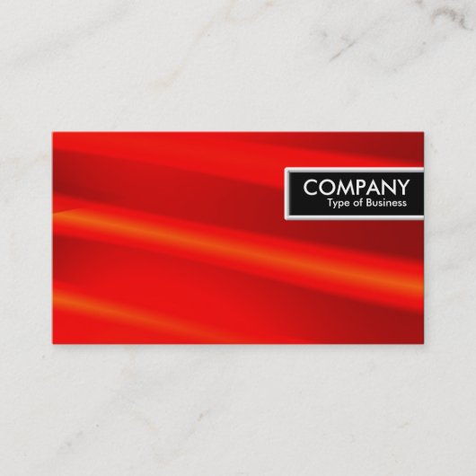 Carte De Visite Balise Edge - rouge chaud 01 (Devant)