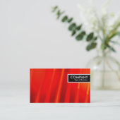 Carte De Visite Balise Edge - rouge chaud 02 (Debout devant)