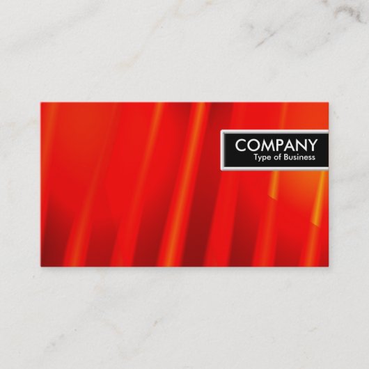 Carte De Visite Balise Edge - rouge chaud 02 (Devant)