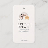 Carte De Visite Balise Hang avec prix, taille, style et social (Devant)