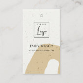 Carte De Visite Balise Prix du logo en céramique Abstraite simple (Devant)