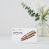 Carte De Visite Balle de fusil (Debout devant)