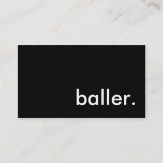 Carte De Visite baller.