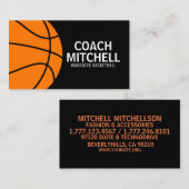 Carte De Visite Baller Black (Devant / Derrière)