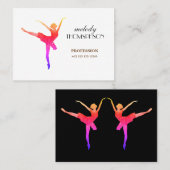 Carte De Visite Ballerina (Devant / Derrière)