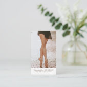 Carte De Visite Ballerina Dancer, Instructeur de danse de ballet (Debout devant)