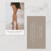 Carte De Visite Ballerina Dancer, Instructeur de danse de ballet (Devant / Derrière)