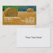 Carte De Visite Balles de foin (Devant / Derrière)