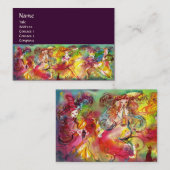 Carte De Visite BALLET CARNAVAL / Mascarade vénitienne, Danse, Mus (Devant / Derrière)