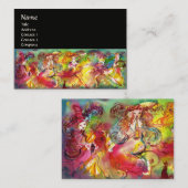 Carte De Visite BALLET CARNAVAL / Mascarade vénitienne, Danse, Mus (Devant / Derrière)