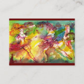 Carte De Visite BALLET CARNAVAL / Mascarade vénitienne, Danse, Mus (Dos)