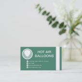 CARTE DE VISITE BALLON D'AIR CHAUD (Debout devant)