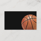 Carte De Visite Ballon de basket (Dos)