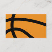 Carte De Visite ballon de basket (Dos)