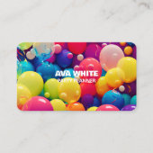 Carte De Visite Ballon de décoration d'événements (Devant)