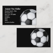 Carte De Visite Ballon de foot (Devant / Derrière)