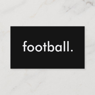 Carte De Visite ballon de foot américain.