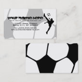 Carte De Visite ballon de football (Devant / Derrière)