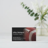 Carte De Visite Ballon de football | Coach (Debout devant)