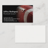 Carte De Visite Ballon de football | Coach (Devant / Derrière)