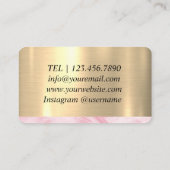 Carte De Visite Ballons de fête d'anniversaire Coeur cadeau (Dos)