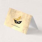 Carte De Visite Ballons de fête / Masquerade Masques (Exécutif) (Dos)