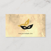 Carte De Visite Ballons de fête / Masquerade Masques (Exécutif) (Dos)