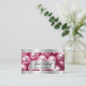 Carte De Visite Ballons de parties scintillant pour la planificati (Debout devant)