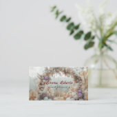 Carte De Visite Ballons d'or, d'argent et de blanc mariages (Debout devant)