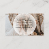 Carte De Visite Ballons d'or, d'argent et de blanc mariages (Dos)