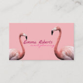 Carte De Visite Ballons Flamant Rose Planification d'événements mo (Devant)
